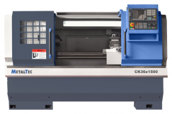 Токарный станок c ЧПУ с горизонтальной станиной MetalTec CK 36x1500 от компании Нова Механика